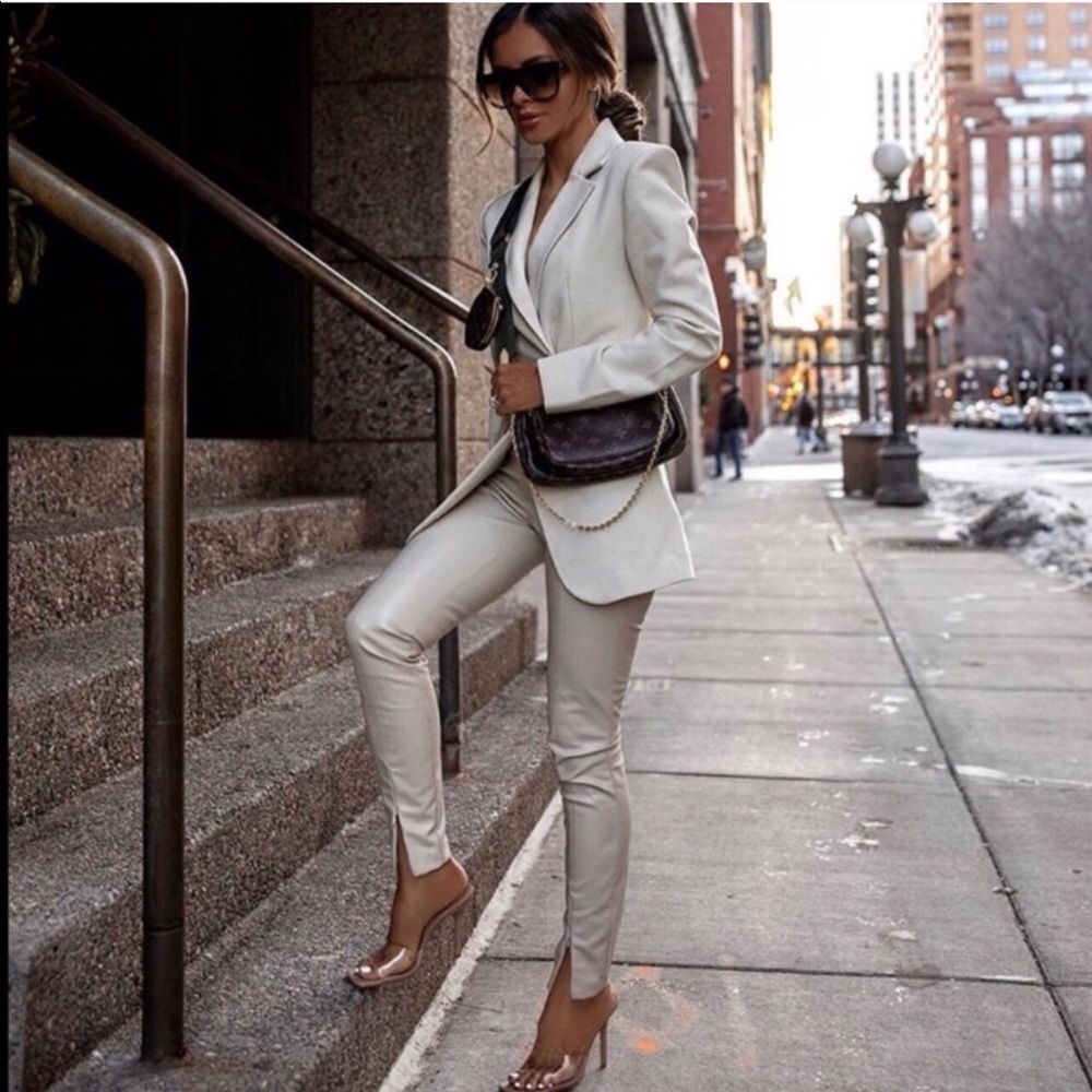 Zara Faux Leather Leggings